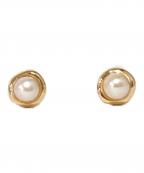 eteエテ）の古着「ピアス」｜ゴールド×ホワイト