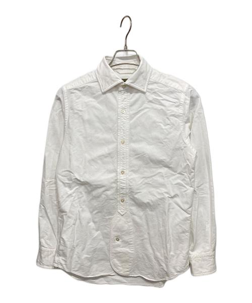 NIGEL CABOURN（ナイジェルケーボン）NIGEL CABOURN (ナイジェルケーボン) BRITISH OFFICERS SHIRT OX ホワイト サイズ:46の古着・服飾アイテム