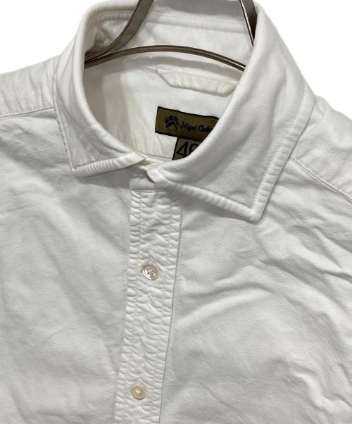 NIGEL CABOURN（ナイジェルケーボン）NIGEL CABOURN (ナイジェルケーボン) BRITISH OFFICERS SHIRT OX ホワイト サイズ:46の古着・服飾アイテム