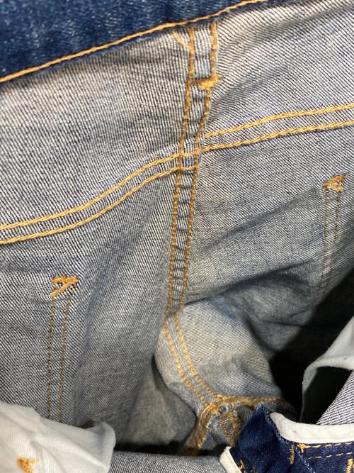 DSQUARED2（ディースクエアード）DSQUARED2 (ディースクエアード) ダメージスキニーデニムパンツ インディゴ サイズ:44の古着・服飾アイテム