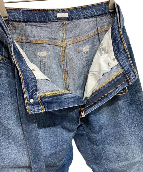 SEEALL（シーオール）SEEALL (シーオール) 解体デニムパンツ インディゴ サイズ:2の古着・服飾アイテム