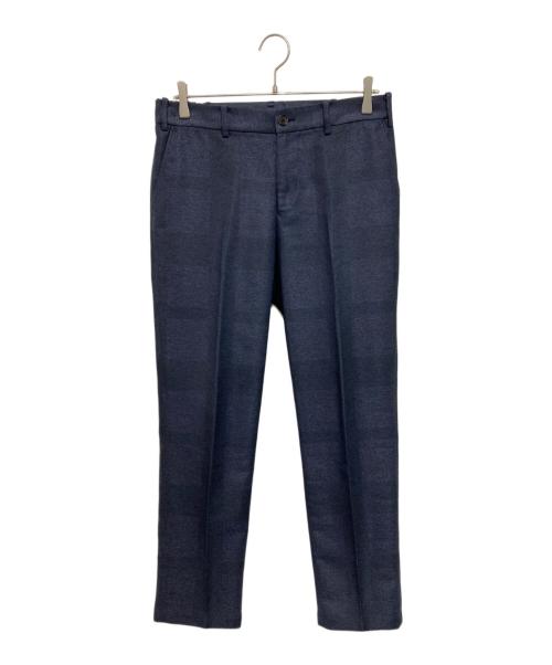 BLACK LABEL CRESTBRIDGE（ブラックレーベル クレストブリッジ）BLACK LABEL CRESTBRIDGE (ブラックレーベル クレストブリッジ) シャドークレストブリッジチェックカラミダブルブレステッドジャケット&トラウザーズ ネイビー サイズ:JK:M/PT:LLの古着・服飾アイテム