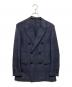 BLACK LABEL CRESTBRIDGE (ブラックレーベル クレストブリッジ) シャドークレストブリッジチェックカラミダブルブレステッドジャケット&トラウザーズ ネイビー サイズ:JK:M/PT:LL：16000円