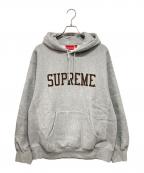 SUPREMEシュプリーム）の古着「Varsity Hooded Sweatshirt」｜グレー