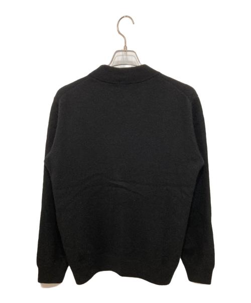 BLACK LABEL CRESTBRIDGE（ブラックレーベル クレストブリッジ）BLACK LABEL CRESTBRIDGE (ブラックレーベル クレストブリッジ) カシミヤニット ブラック サイズ:Lの古着・服飾アイテム
