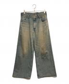 LEEリー）の古着「WIDE FADE BAGGYデニムパンツ」｜インディゴ
