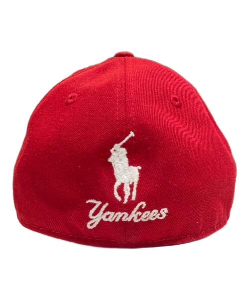 New Era（ニューエラ）New Era (ニューエラ) POLO RALPH LAUREN (ポロ・ラルフローレン) NY Yankees キャップ レッド サイズ:SMALLの古着・服飾アイテム