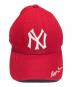 New Era（ニューエラ）の古着「NY Yankees キャップ」｜レッド
