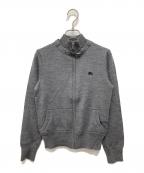 BURBERRY BLUE LABELバーバリーロンドンブルーレーベル）の古着「ニットジャケット」｜グレー