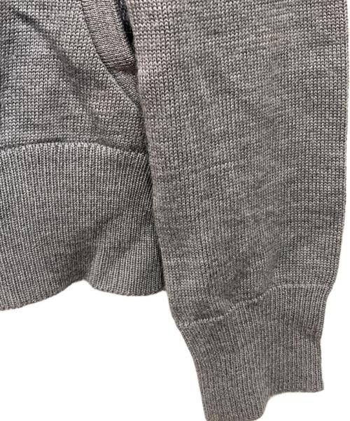 BURBERRY BLUE LABEL（バーバリーロンドンブルーレーベル）BURBERRY BLUE LABEL (バーバリーロンドンブルーレーベル) ニットジャケット グレー サイズ:38の古着・服飾アイテム