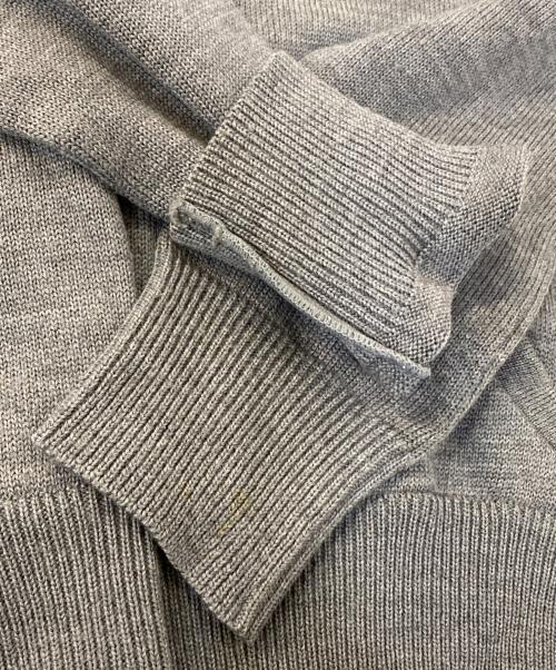 BURBERRY BLUE LABEL（バーバリーロンドンブルーレーベル）BURBERRY BLUE LABEL (バーバリーロンドンブルーレーベル) ニットジャケット グレー サイズ:38の古着・服飾アイテム