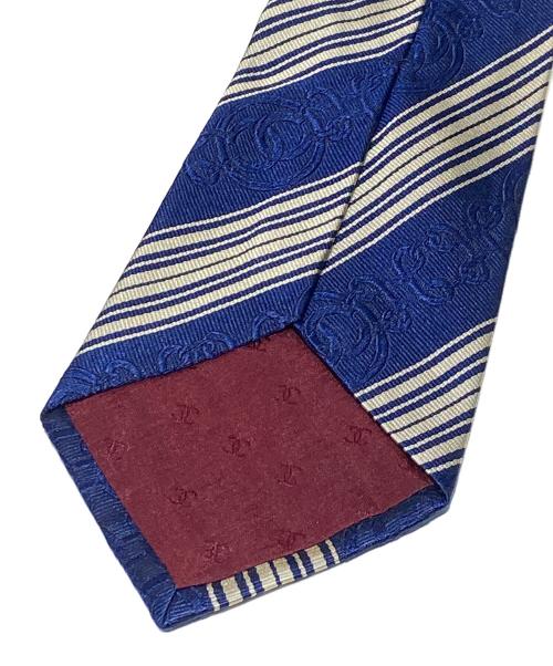 CHANEL（シャネル）CHANEL (シャネル) ネクタイ ブルー サイズ:記載無しの古着・服飾アイテム