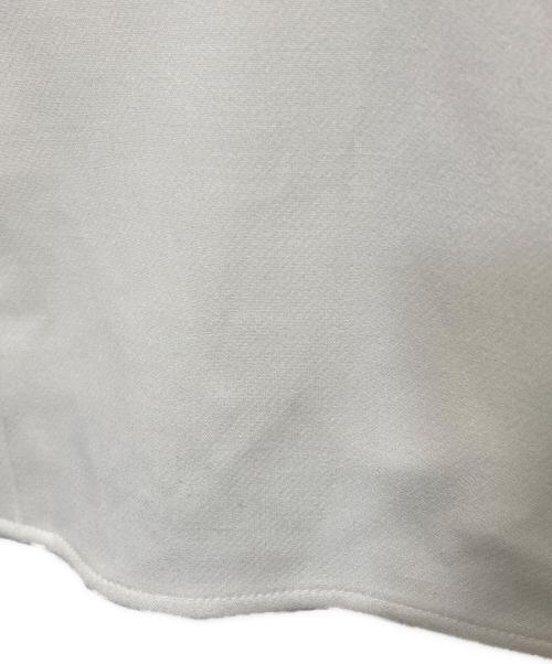 YORI（ヨリ）YORI (ヨリ) ダブルクロス丸襟カラーブラウス ホワイト サイズ:FREEの古着・服飾アイテム