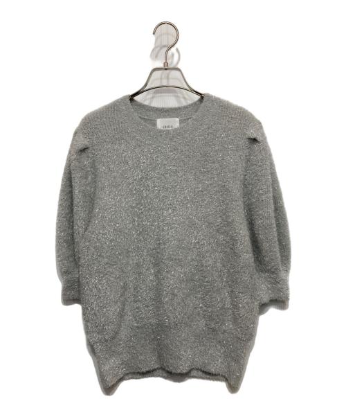 OHGA（オオガ）OHGA (オオガ) SHINYラメニット グレー サイズ:FREEの古着・服飾アイテム