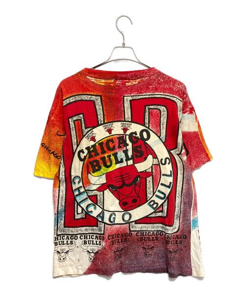 USED（ユーズド）USED (ユーズド) CHICAGO BULLS-プリントTシャツ イエロー×レッド サイズ:-の古着・服飾アイテム
