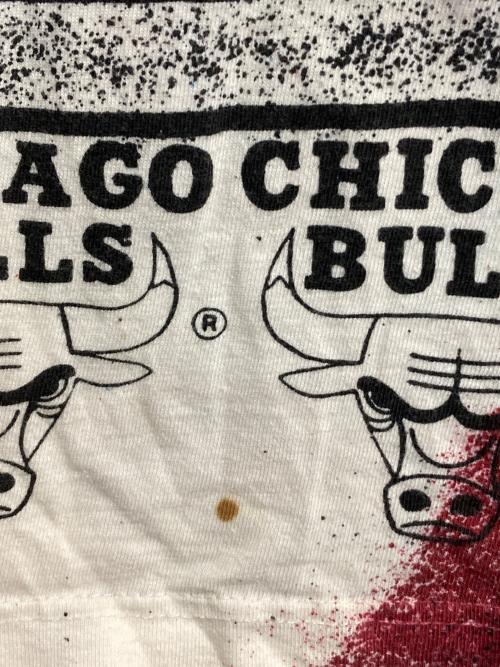USED（ユーズド）USED (ユーズド) CHICAGO BULLS-プリントTシャツ イエロー×レッド サイズ:-の古着・服飾アイテム