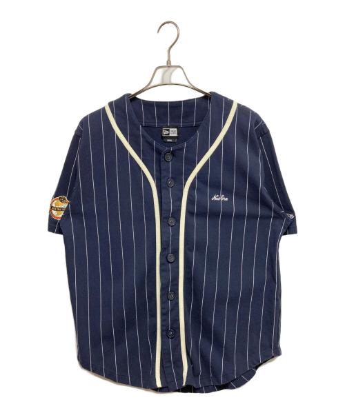 New Era（ニューエラ）New Era (ニューエラ) ヘビーウェイト コットン ベースボールシャツ ネイビー サイズ:Sの古着・服飾アイテム