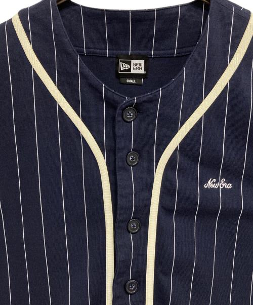 New Era（ニューエラ）New Era (ニューエラ) ヘビーウェイト コットン ベースボールシャツ ネイビー サイズ:Sの古着・服飾アイテム