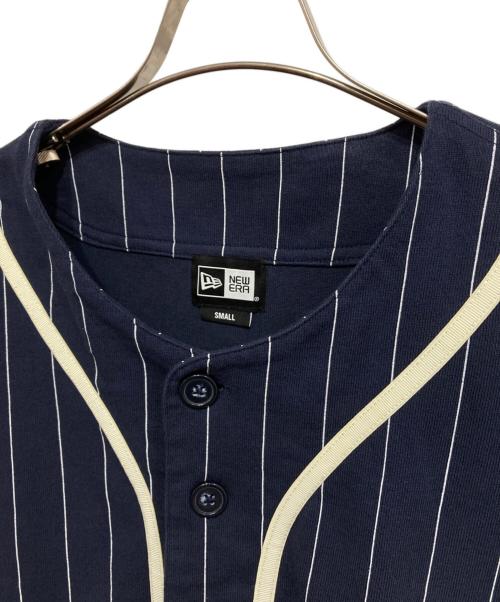 New Era（ニューエラ）New Era (ニューエラ) ヘビーウェイト コットン ベースボールシャツ ネイビー サイズ:Sの古着・服飾アイテム