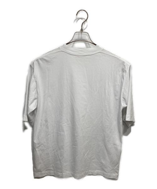 MARNI（マルニ）MARNI (マルニ) ミドルスリーブロゴTシャツ ホワイト サイズ:38の古着・服飾アイテム