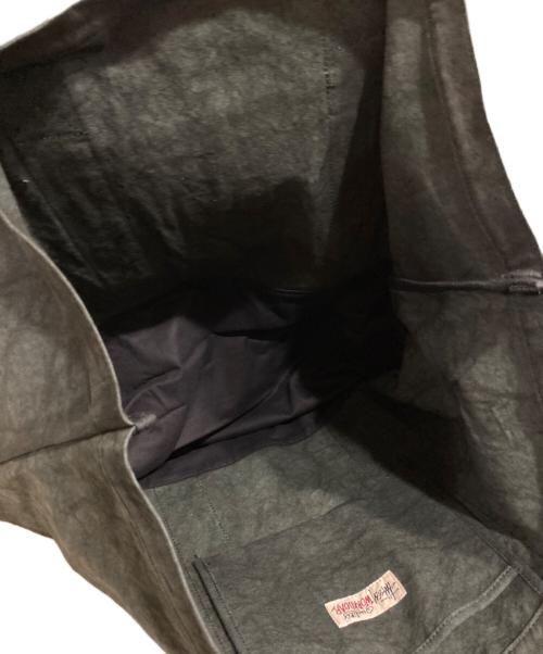 stussy（ステューシー）stussy (ステューシー) CANVAS EXTRA LARGE TOTE BAG カーキの古着・服飾アイテム