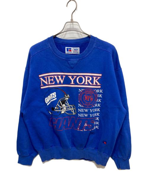 RUSSELL ATHLETIC（ラッセルアスレチック）RUSSELL ATHLETIC (ラッセルアスレチック) プリントスウェット ブルー サイズ:XLの古着・服飾アイテム