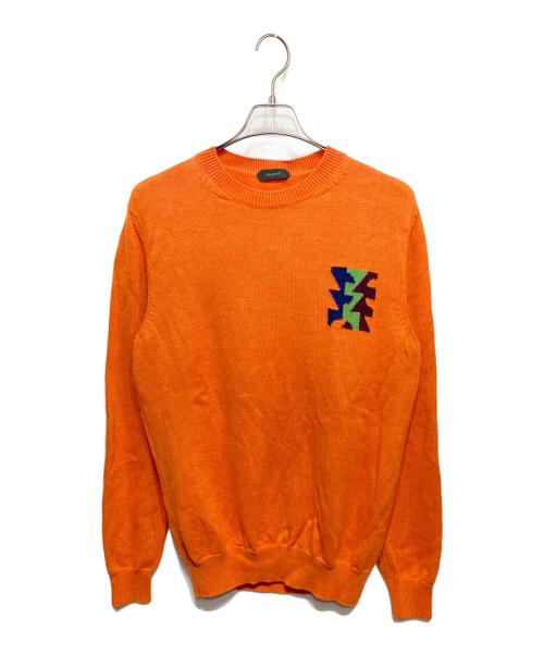 Zanone（ザノーネ）Zanone (ザノーネ) ニット オレンジ サイズ:52の古着・服飾アイテム
