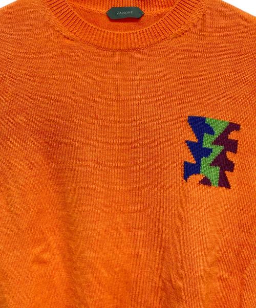 Zanone（ザノーネ）Zanone (ザノーネ) ニット オレンジ サイズ:52の古着・服飾アイテム