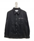 Calvin Klein Jeansカルバンクラインジーンズ）の古着「デニムシャツ」｜ブラック