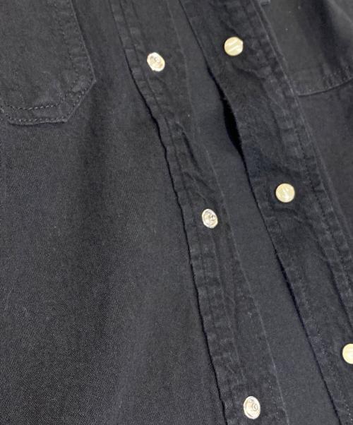 Calvin Klein Jeans（カルバンクラインジーンズ）Calvin Klein Jeans (カルバンクラインジーンズ) デニムシャツ ブラック サイズ:Lの古着・服飾アイテム