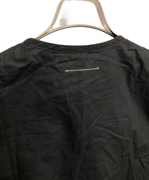 MM6 Maison Margiela（エムエムシックスメゾンマルジェラ）MM6 Maison Margiela (エムエムシックスメゾンマルジェラ) ノースリーブコットンギャバブラウス ブラック サイズ:38の古着・服飾アイテム
