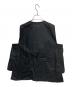 MM6 Maison Margiela (エムエムシックスメゾンマルジェラ) ノースリーブコットンギャバブラウス ブラック サイズ:38：12000円