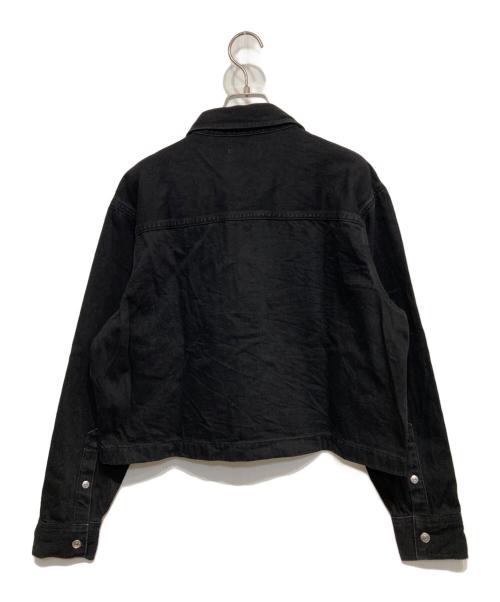Calvin Klein Jeans（カルバンクラインジーンズ）Calvin Klein Jeans (カルバンクラインジーンズ) デニムジャケット ブラック サイズ:Sの古着・服飾アイテム