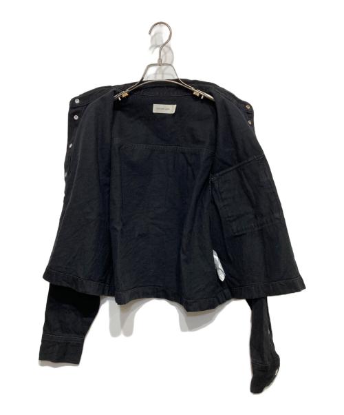 Calvin Klein Jeans（カルバンクラインジーンズ）Calvin Klein Jeans (カルバンクラインジーンズ) デニムジャケット ブラック サイズ:Sの古着・服飾アイテム