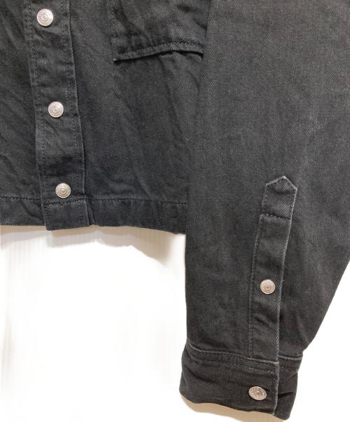 Calvin Klein Jeans（カルバンクラインジーンズ）Calvin Klein Jeans (カルバンクラインジーンズ) デニムジャケット ブラック サイズ:Sの古着・服飾アイテム