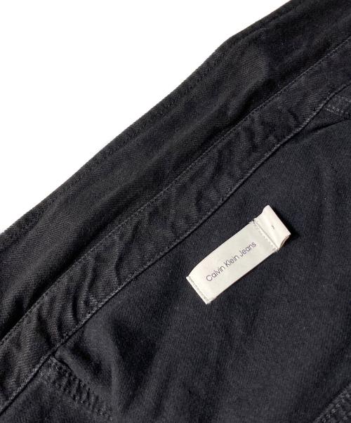 Calvin Klein Jeans（カルバンクラインジーンズ）Calvin Klein Jeans (カルバンクラインジーンズ) デニムジャケット ブラック サイズ:Sの古着・服飾アイテム