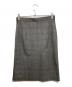 Y's (ワイズ) チェックフレアスカート ライトグレー サイズ:38：5000円