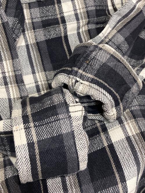 AVIREX（アヴィレックス）AVIREX (アヴィレックス) デイリーウェア コットン チェック フランネルシャツ アイボリー×ブラウン サイズ: 2XLの古着・服飾アイテム