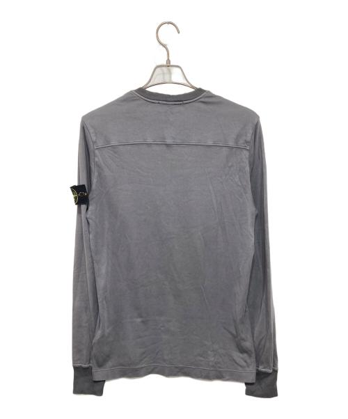STONE ISLAND（ストーンアイランド）STONE ISLAND (ストーンアイランド) L/S T-SHIRTS チャコールグレー サイズ:Ｍの古着・服飾アイテム