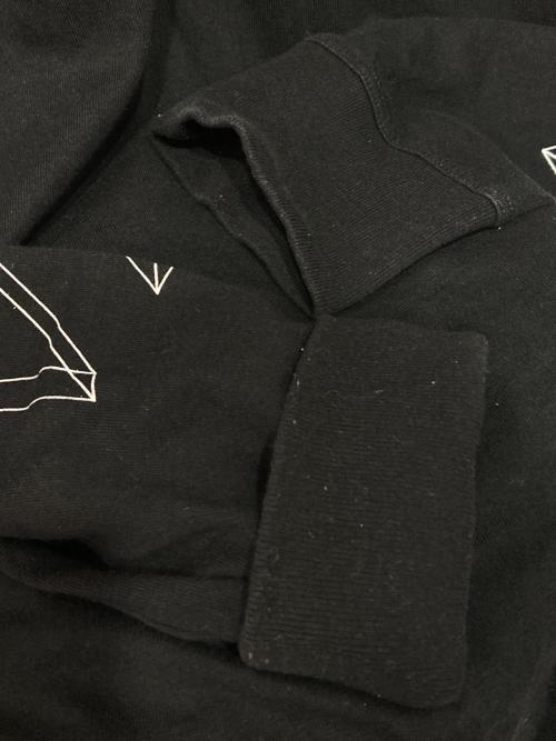 OFFWHITE（オフホワイト）OFFWHITE (オフホワイト) 3Dバックアロープリント長袖カットソー ブラック サイズ:Ｌの古着・服飾アイテム