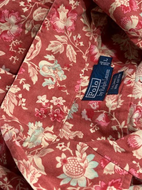 POLO RALPH LAUREN（ポロ・ラルフローレン）POLO RALPH LAUREN (ポロ・ラルフローレン) CALDWELL ベージュ×レッド サイズ:Lの古着・服飾アイテム