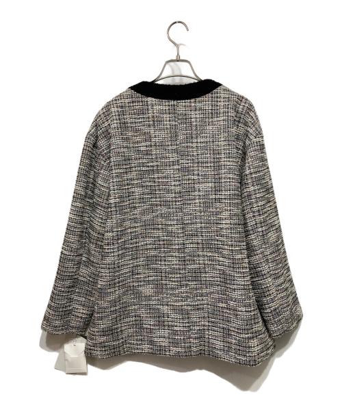 CELFORD（セルフォード）CELFORD (セルフォード) ループトリミングコート ホワイト×ブラック サイズ:38 未使用品の古着・服飾アイテム