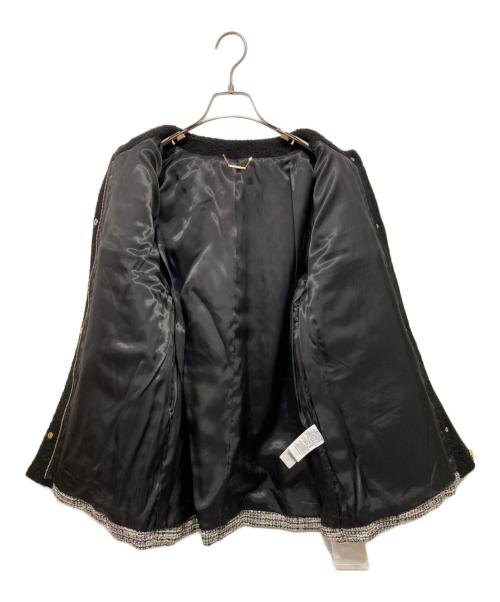 CELFORD（セルフォード）CELFORD (セルフォード) ループトリミングコート ホワイト×ブラック サイズ:38 未使用品の古着・服飾アイテム