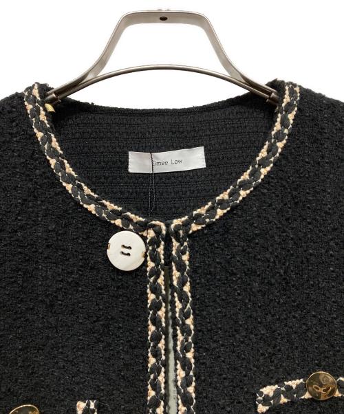 eimee law（エイミーロウ）eimee law (エイミーロウ) ツイードベスト ブラック サイズ:38の古着・服飾アイテム
