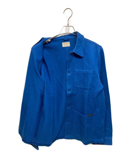 NUDIE JEANS（ヌーディー・ジーンズ）NUDIE JEANS (ヌーディー・ジーンズ) ワークジャケット ブルー サイズ:Mの古着・服飾アイテム