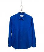 OVERCOATオーバーコート）の古着「スタンドカラーシャツ」｜ブルー