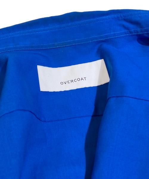OVERCOAT（オーバーコート）OVERCOAT (オーバーコート) スタンドカラーシャツ ブルー サイズ:1の古着・服飾アイテム