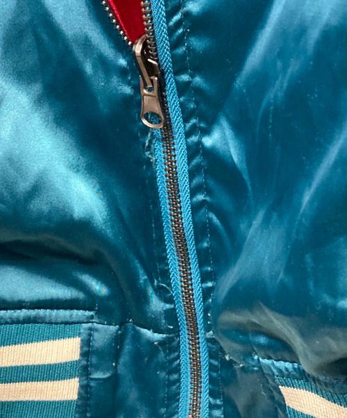 U'S NAVY（ユーエスネイビー）U'S NAVY (ユーエスネイビー) スカジャン グリーン×レッド サイズ:XXLの古着・服飾アイテム