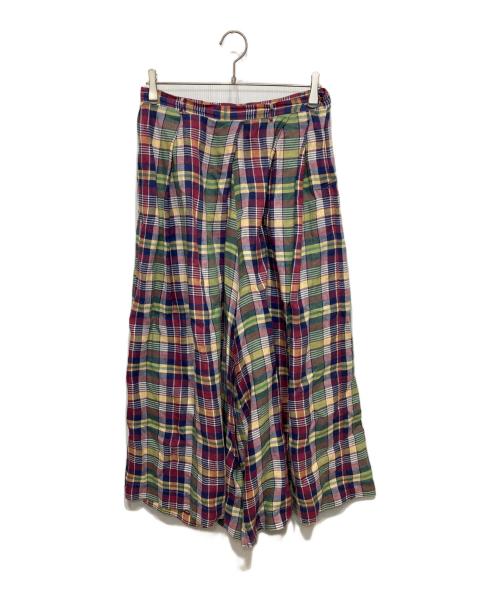 45rpm（45アールピーエム）45rpm (45アールピーエム) リネンワイドパンツ マルチカラー サイズ:3の古着・服飾アイテム