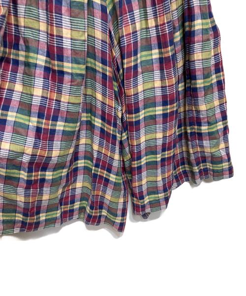 45rpm（45アールピーエム）45rpm (45アールピーエム) リネンワイドパンツ マルチカラー サイズ:3の古着・服飾アイテム